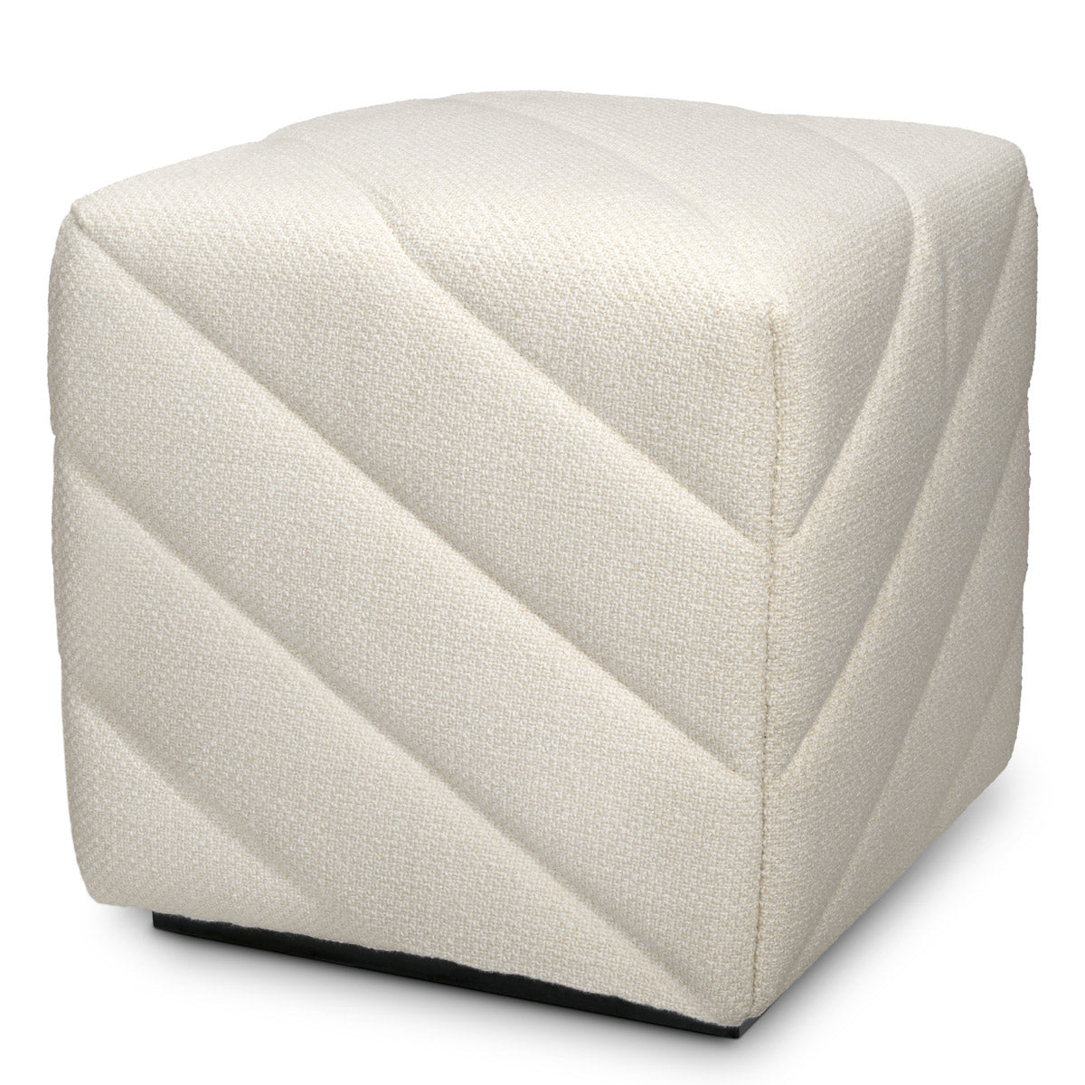 Eichholtz Stool Avellino Elevate your living space with the Eichholtz Avellino Stool, exuding sophistication in Rèªve cream. This
