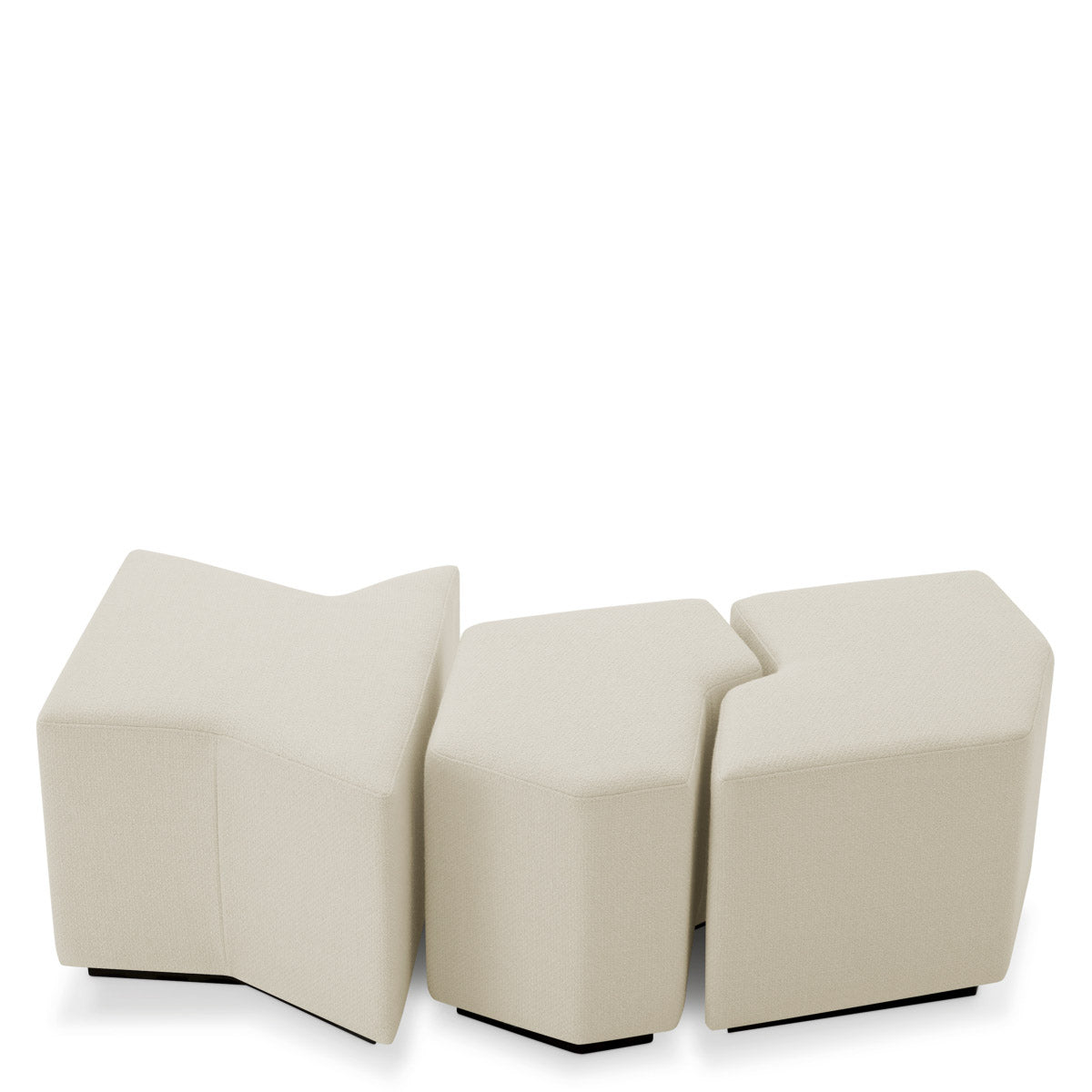 Eichholtz Stool Filbert set of 3 Filbert set of 3 Crafted by Eichholtz this stool pairs refined design with elevated materials .