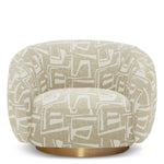 Eichholtz Swivel Chair Brice living space. A blend of comfort and elegance, this swivel chair is wrapped in a