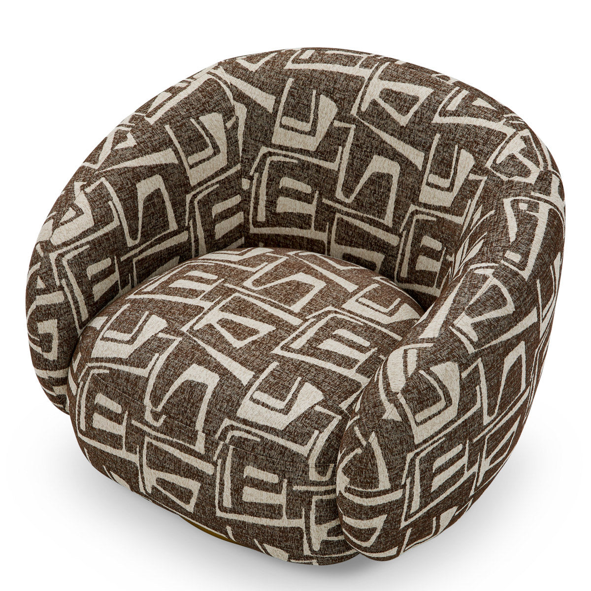 Swivel Chair Brice - Davenport Dark Brown