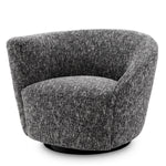 Eichholtz Swivel Chair Colin left Standing out by its a-symmetric back-rest, Swivel Chair Colin left is bound to steal the