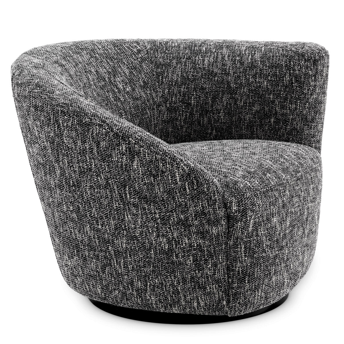 Eichholtz Swivel Chair Colin right atop a black swivel base. Sit back, and enjoy the wonderful seating experience. Swivel Chair