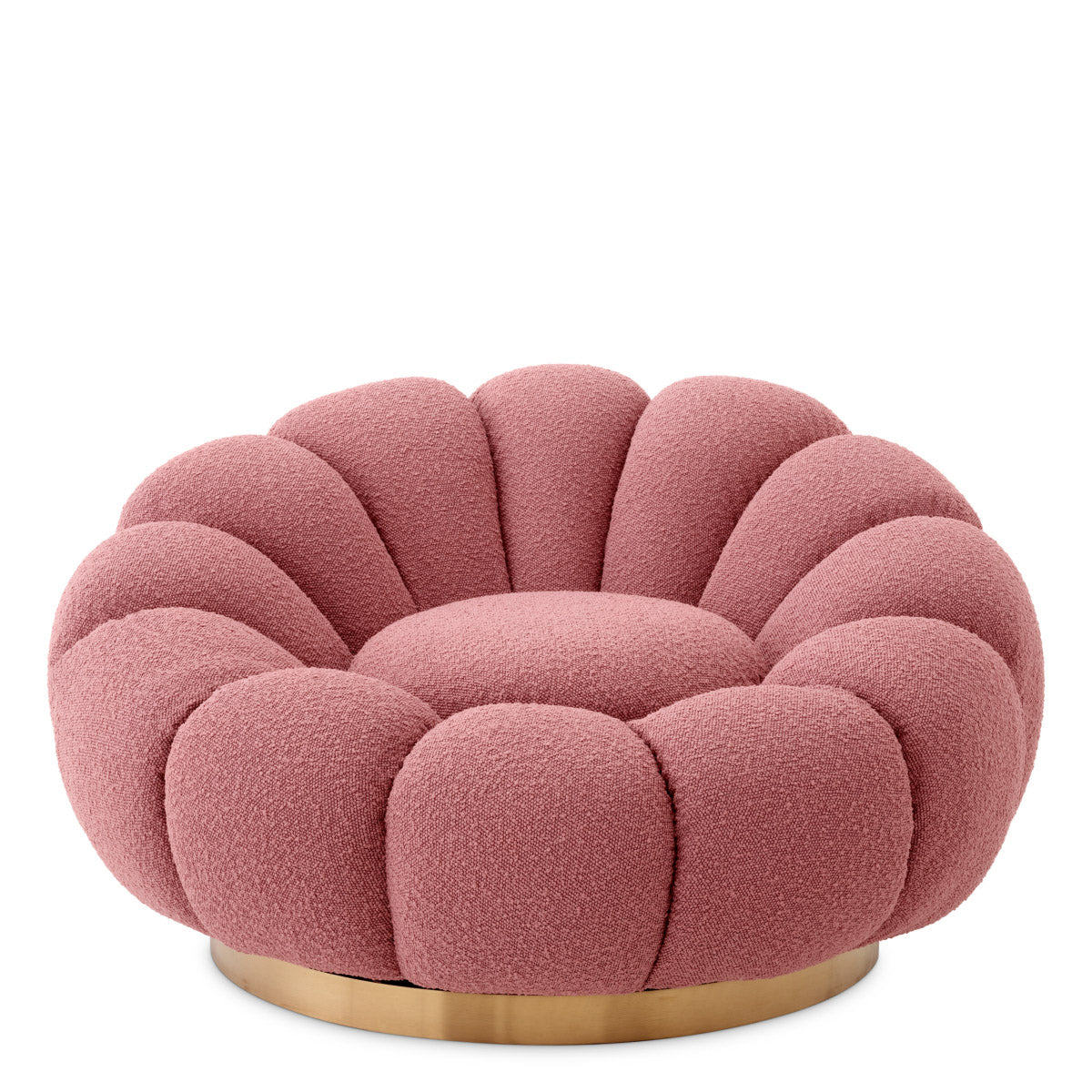 Eichholtz Swivel Chair Mello will be a highly decorative addition to your lounge or bedroom. It is mounted on