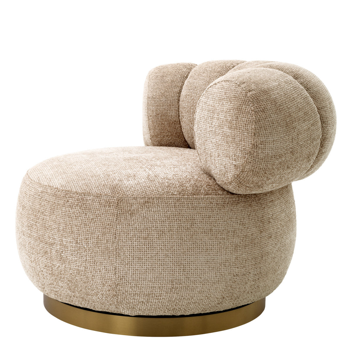Eichholtz Swivel Chair Phedra allows you to move seated in whichever way you desire. Offering a comforting sense of