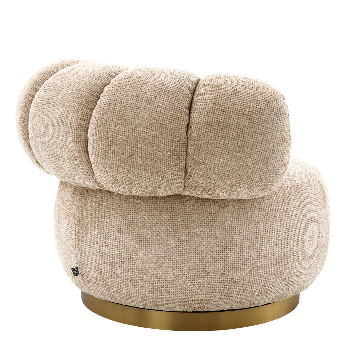 Eichholtz Swivel Chair Phedra security derived from its organic shape, the Phedra is the perfect piece to curl up