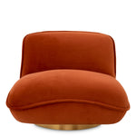 Eichholtz Swivel Chair Relax two pillows at right angles to each other, this swivel chair is not only aesthetically