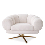 Eichholtz Swivel Chair Sunset brushed brass finish adds a touch of sophistication, making the Chair Sunset a perfect choice