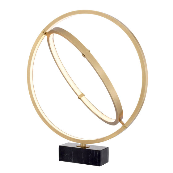 Eichholtz Table Lamp Cassini Reminding one of planetarian rings, the galactic designed Cassini Table Lamp makes a radiant focal