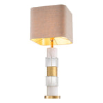 Eichholtz Table Lamp Cullingham modern and minimalist settings. It is supplied with a linen mix shade. Table Lamp Cullingham