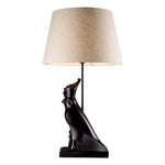 Eichholtz Table lamp Horus pays tribute to the pharaoh's deep connection with Horus, the falcon god of kingship. Their