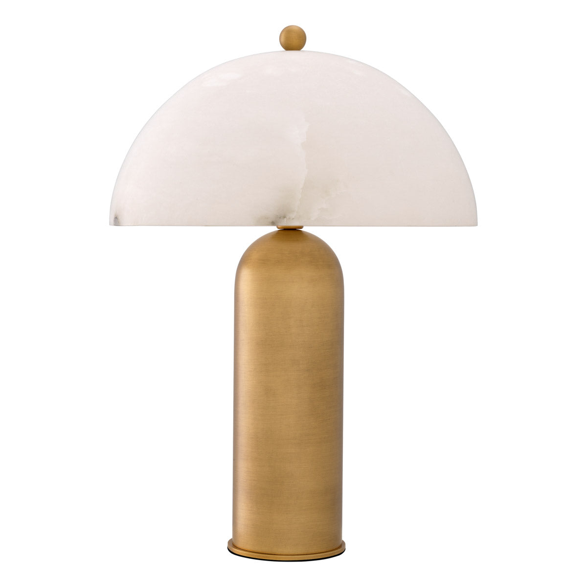 Eichholtz Table Lamp Lorenza Adorned with a lustrous antique brass finish, this lamp is crowned with a breath-taking alabaster