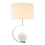 Eichholtz Table Lamp Luigi Establish an inviting, transitional aesthetic in your lounge, bedroom or entryway with the sophisticated Luigi