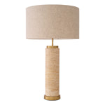 Eichholtz Table Lamp Lxry in color and texture. The antique brass finish adds a touch of vintage sophistication, enhancing