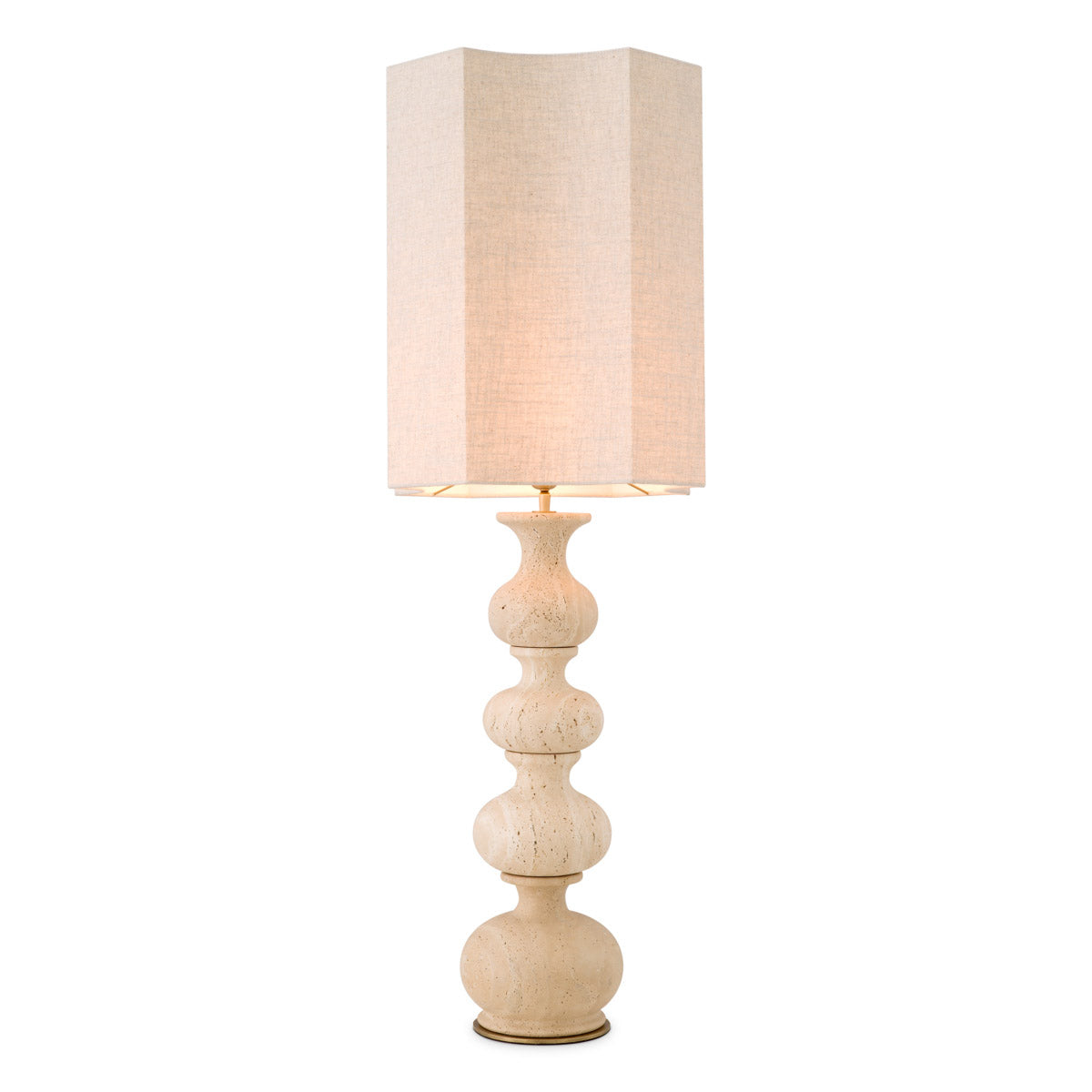Eichholtz Table Lamp Mabel supplied with a linen mix shade, this lovely table lamp will top off your décor.