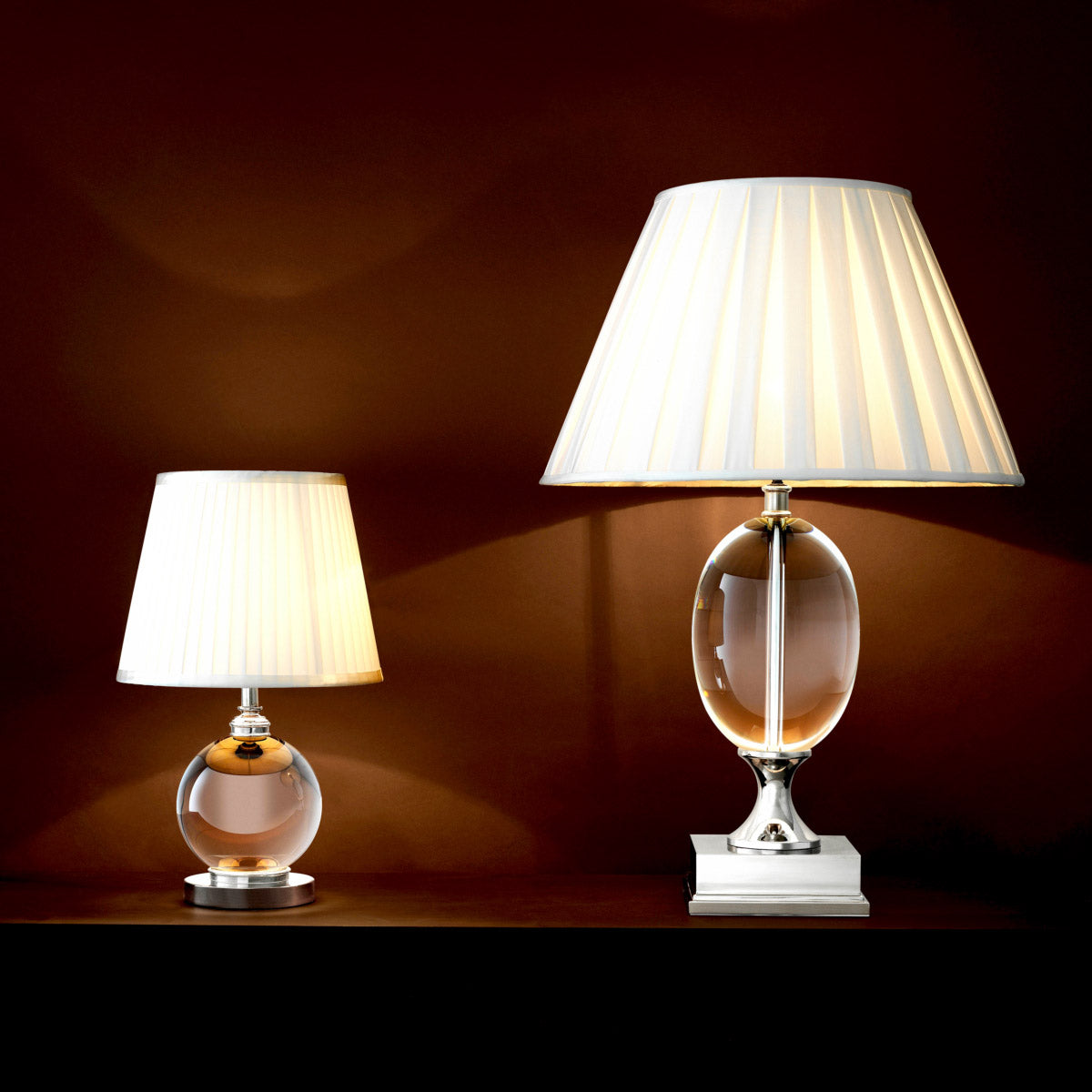 Eichholtz Table Lamp Octavia lampshade. As a jewel from distant shores, this modern light will a touch of originality