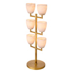 Eichholtz Table Lamp Valerius Lamp Valerius features six lights to cast a welcoming glow in any room. Complemented by