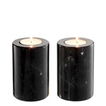 Eichholtz Tealight Holder Tobor S set of 2 The simple design of the 2-piece set of cylindrical Tobor S Tealight Holders adds refinement