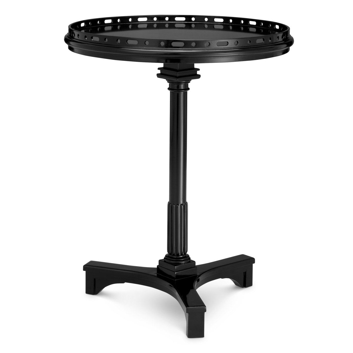 Side Table Roentgen Waxed black finish Tables TM0334 2
