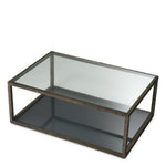 Coffee Table Bethesda Bronze highlight finish | clear glass | smoke glass Tables TM0357 4