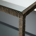 Coffee Table Bethesda Bronze highlight finish | clear glass | smoke glass Tables TM0357 8