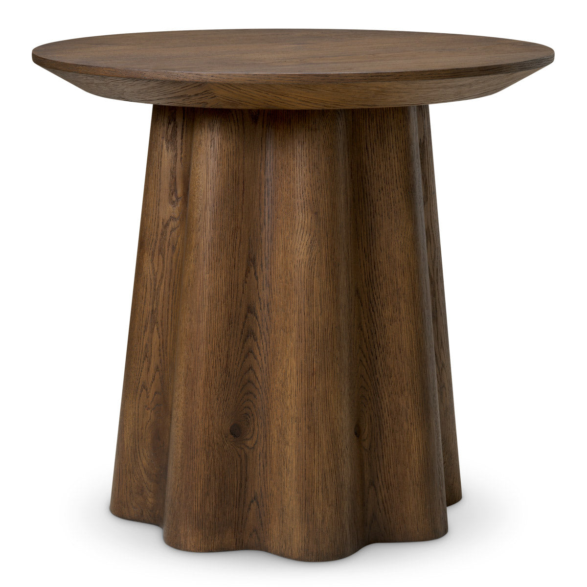 Side Table Papyrus Dark brown oak veneer Tables TM0382