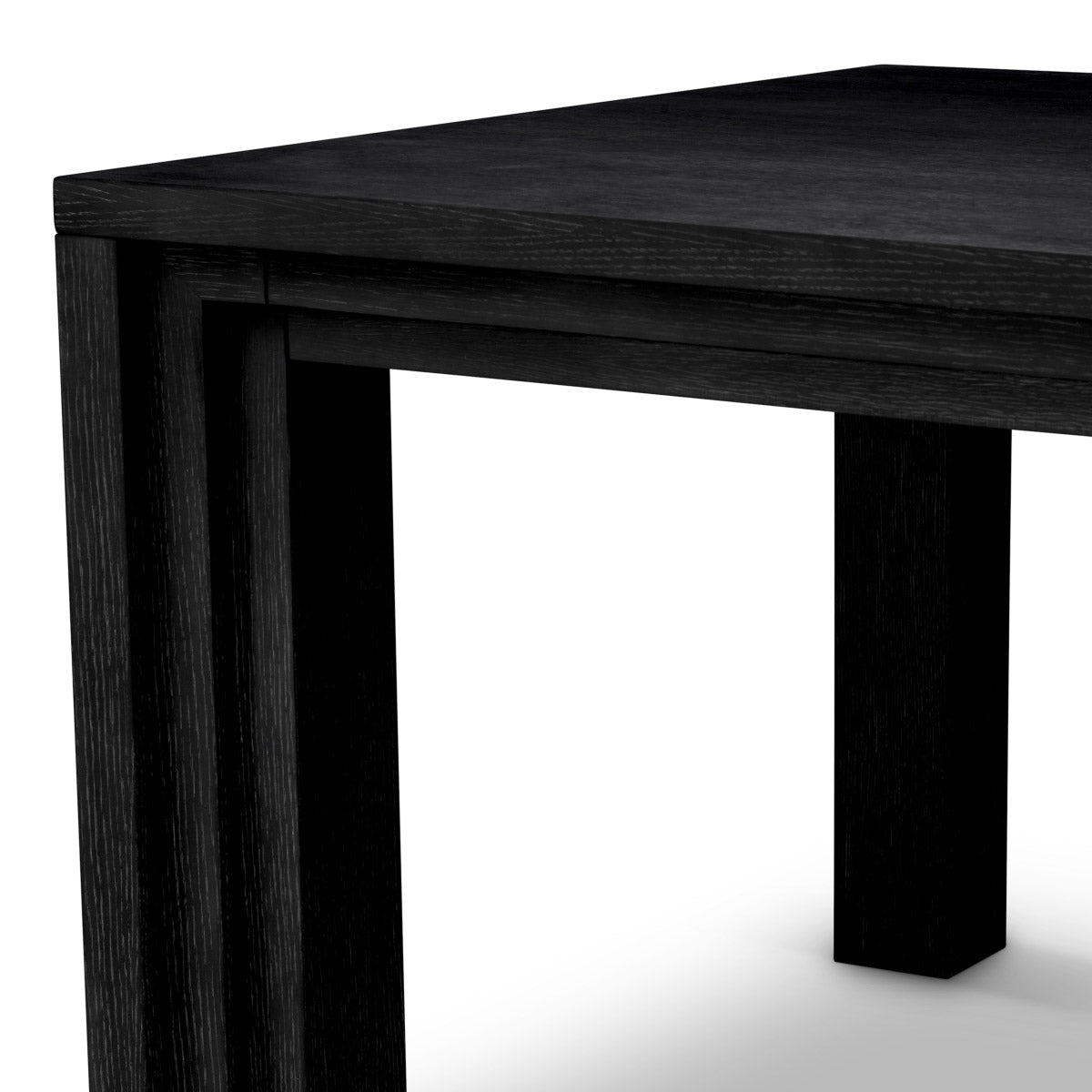 Dining Table Metropolitan Black open grain veneer Tables TM0387 4