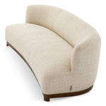 Sofa Stelvio Winslow chenille beige | walnut finish base 94% polyester | 6% acrylic Chairs & Sofas TMA0344 4