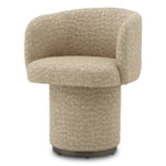 Dining Chair Marly Jacquard beige | bronze finish swivel base 73% polyester | 18% viscose | 9% linen Chairs & Sofas TMA0401 2