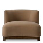 Chair Stelvio Morris merino camel | walnut finish base 100% merino wool Chairs & Sofas TMA0402 5