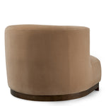 Chair Stelvio Morris merino camel | walnut finish base 100% merino wool Chairs & Sofas TMA0402 6