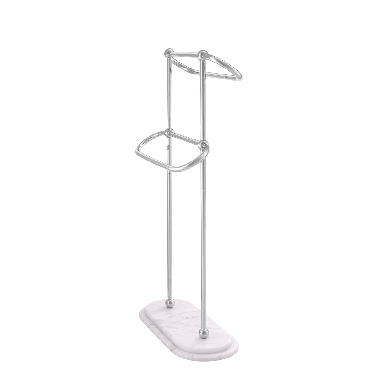 Eichholtz Towel Rack Lowell S marble and polished stainless steel, it offers place to your towels. Since the rack is