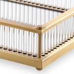 Eichholtz Tray Cora rectangular perfume bottles. Tray Cora rectangular Crafted by Eichholtz this serving accessory pairs refined design with