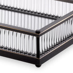 Eichholtz Tray Cora rectangular trinket tray for keys and the like, or as a vanity tray for make-up and
