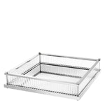 Eichholtz Tray Cora square Glam up your living space with the decorative Cora Tray. This chic square tray with