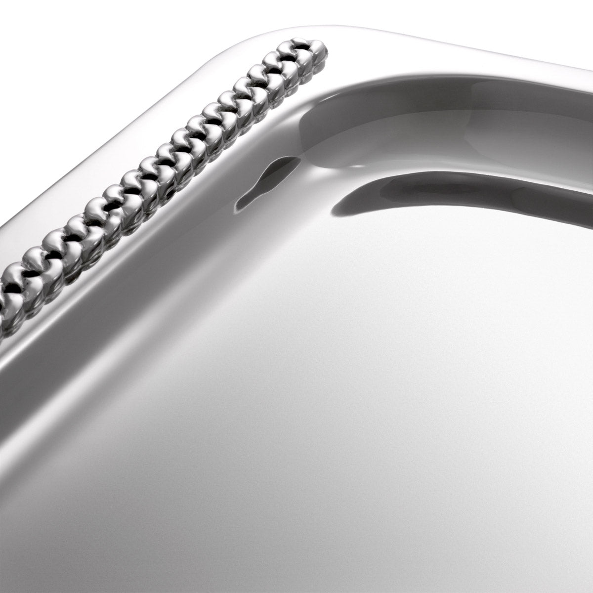 Eichholtz Tray Tamar L highlights the sophistication of metal. Whether used as a chic display for trinkets or a