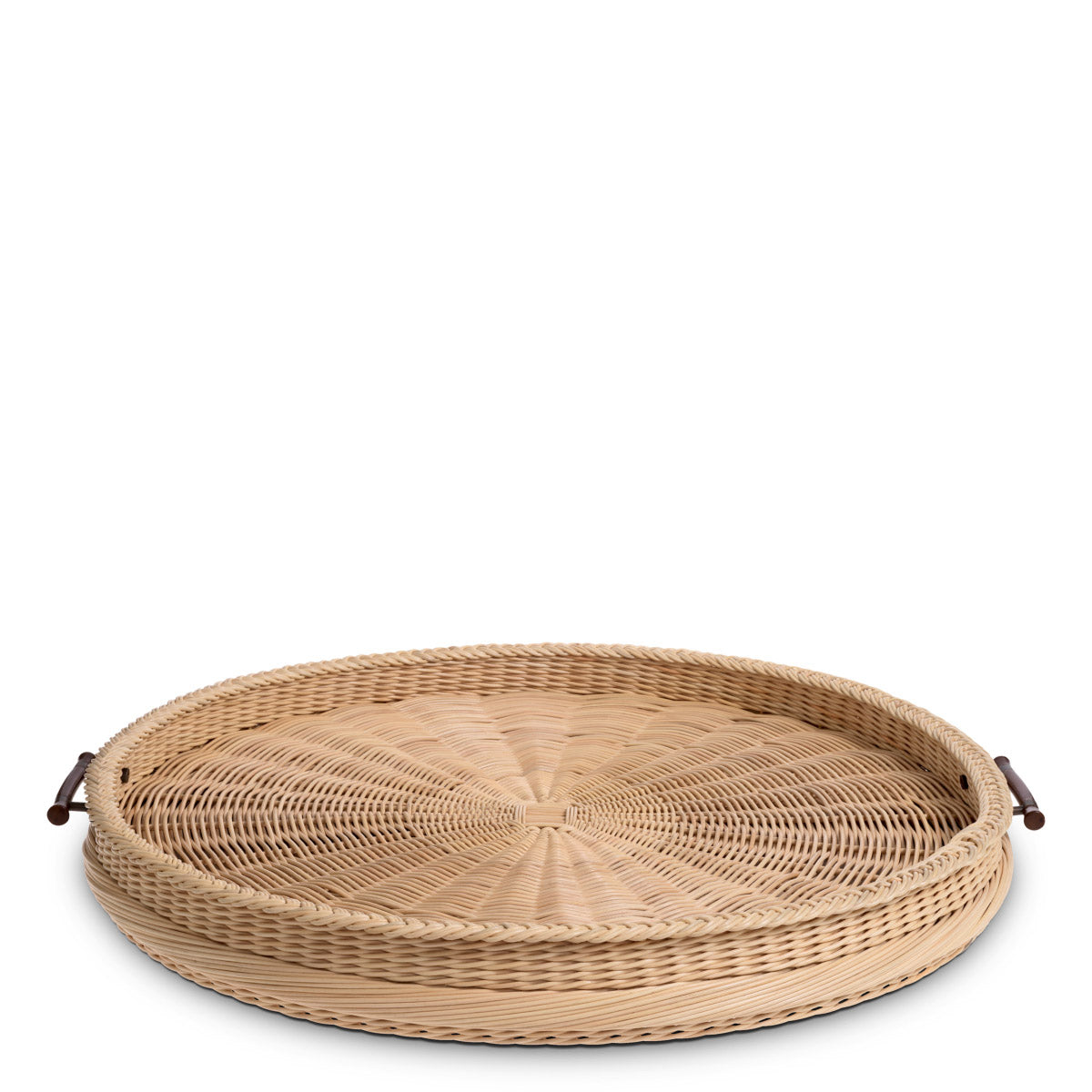 Eichholtz Tray Vimini L Eichholtz's Tray Vimini is the epitome of artisanal elegance. This exclusive natural rattan serving piece