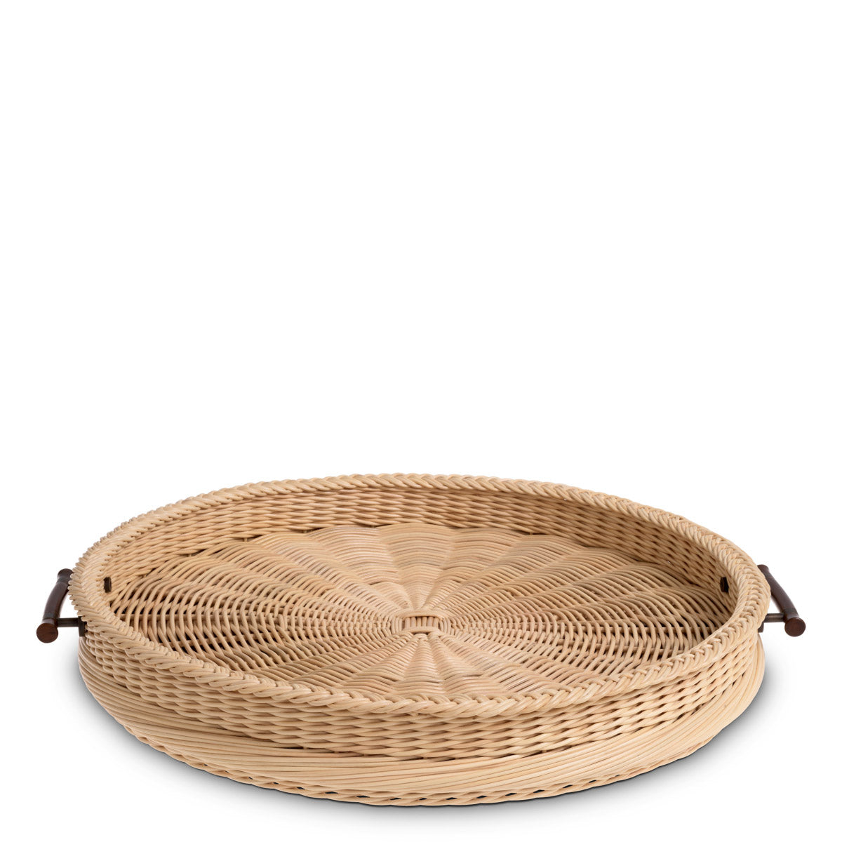 Eichholtz Tray Vimini S Eichholtz's Tray Vimini is the epitome of artisanal elegance. This exclusive natural rattan serving piece