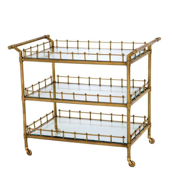 Eichholtz Trolley Scarlett The elegant Scarlett Trolley has a number of uses and can be utilised as a