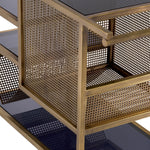 Eichholtz Trolley Sterling by Eichholtz this trolley pairs refined design with elevated materials for a statement in any