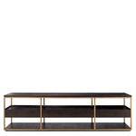 Eichholtz TV Cabinet Parker L perfect fit for contemporary aesthetics. As functional as it is fashionable, this 3-drawer cabinet sets