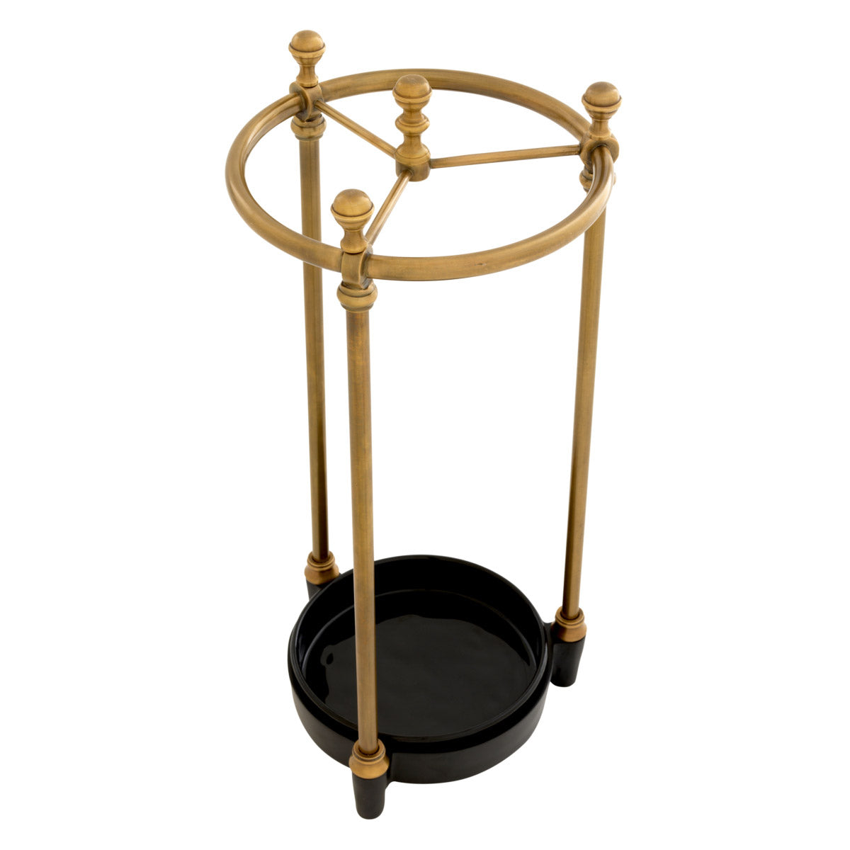 Eichholtz Umbrella Stand Artman to offer generous storage for up to 6 umbrellas. A nifty black drip tray below