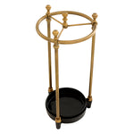 Eichholtz Umbrella Stand Artman to offer generous storage for up to 6 umbrellas. A nifty black drip tray below