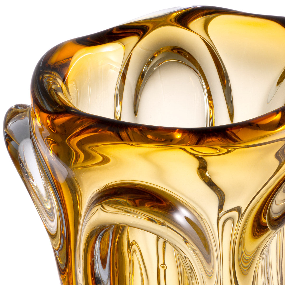 Eichholtz Vase Aila L L Crafted by Eichholtz this vase pairs refined design with elevated materials for a statement