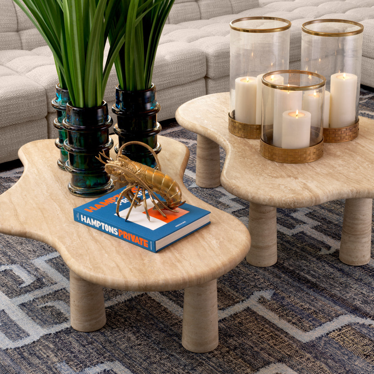 Eichholtz Vase Bloom glass. Each piece is meticulously crafted to perfection, while the amber color adds warmth and