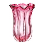 Eichholtz Vase Caliente L exclusive hand blown pink Caliente L Vase will provide a sublime finish to the space.