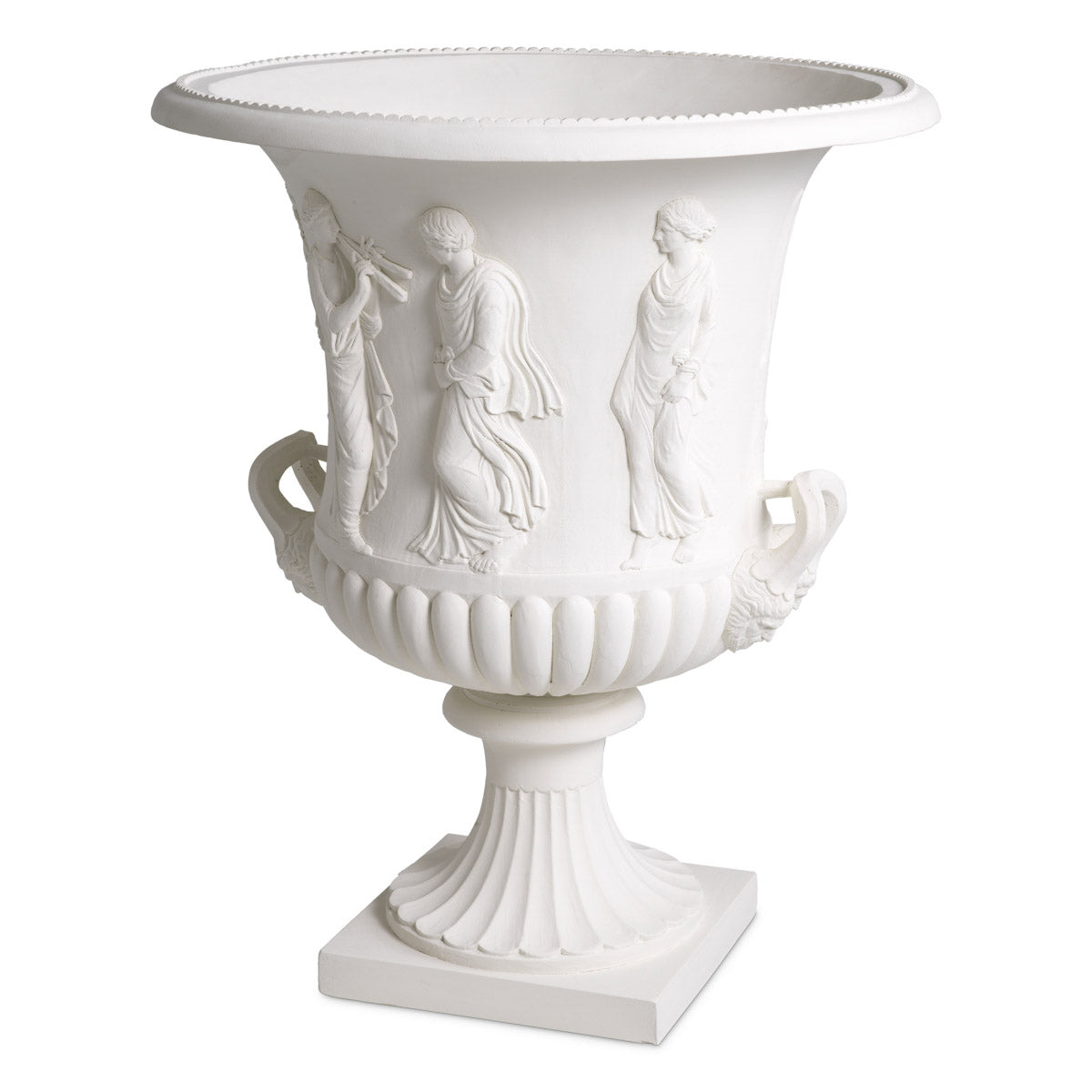 Eichholtz Vase Calyx-krater Elevate your décor with the "Vase Calyx-Krater," a stunning homage to classical beauty. Crafted with