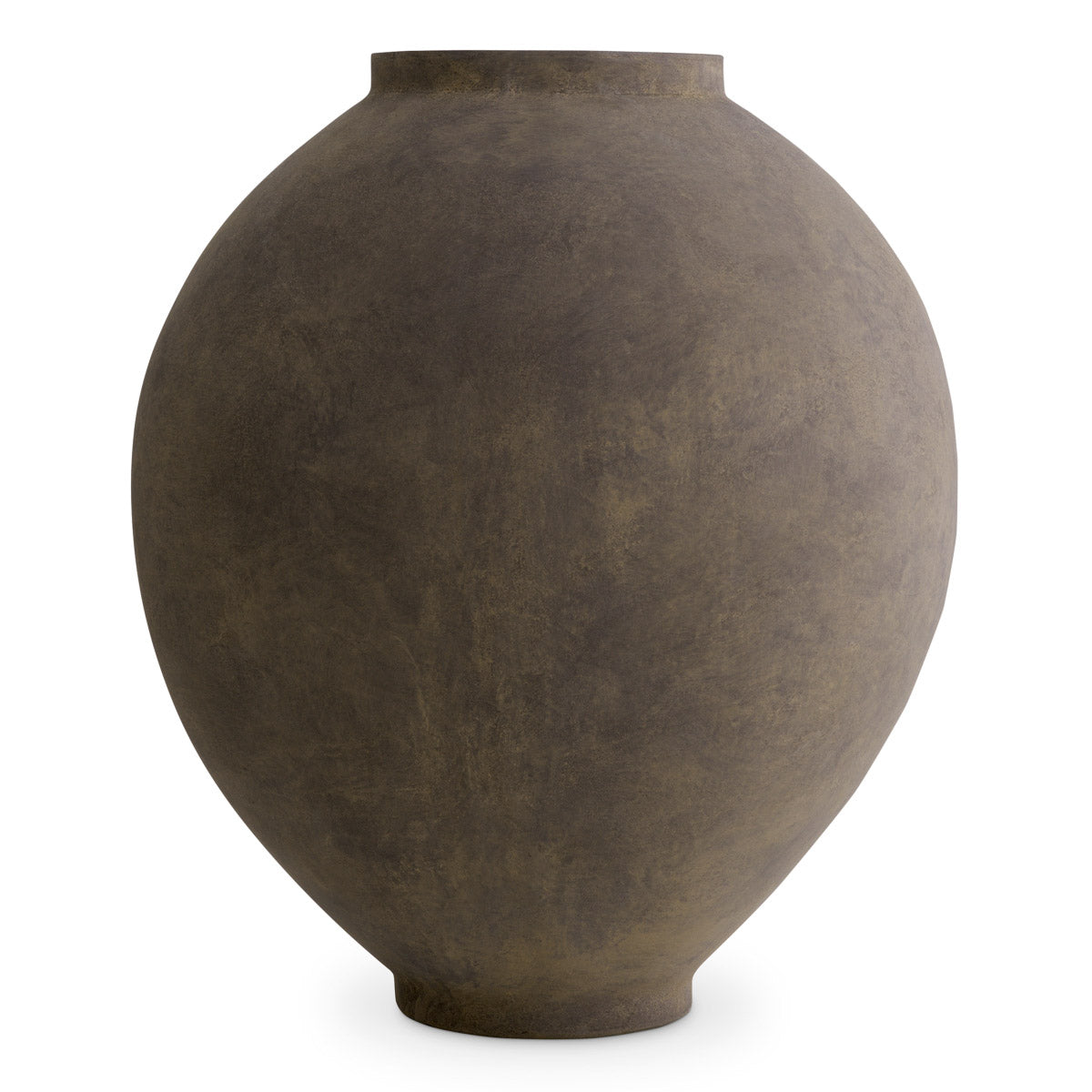 Eichholtz Vase Moon Jar taupe finish finish that embodies its historic inspiration. The moon jar's evocative form is legendary,