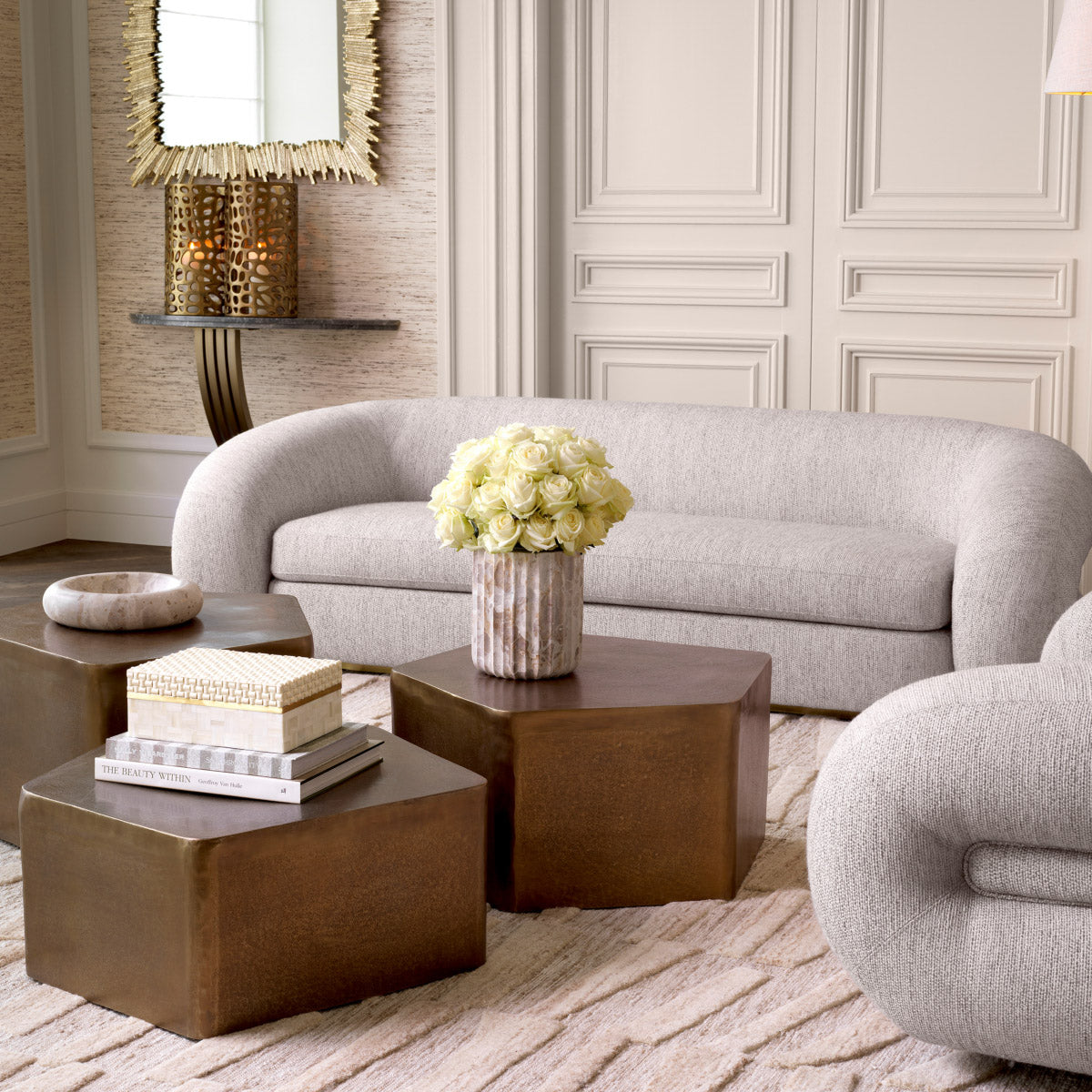 Eichholtz Vase Nava With its unique color variations and intricate veining, each vase is a one-of-a-kind work of