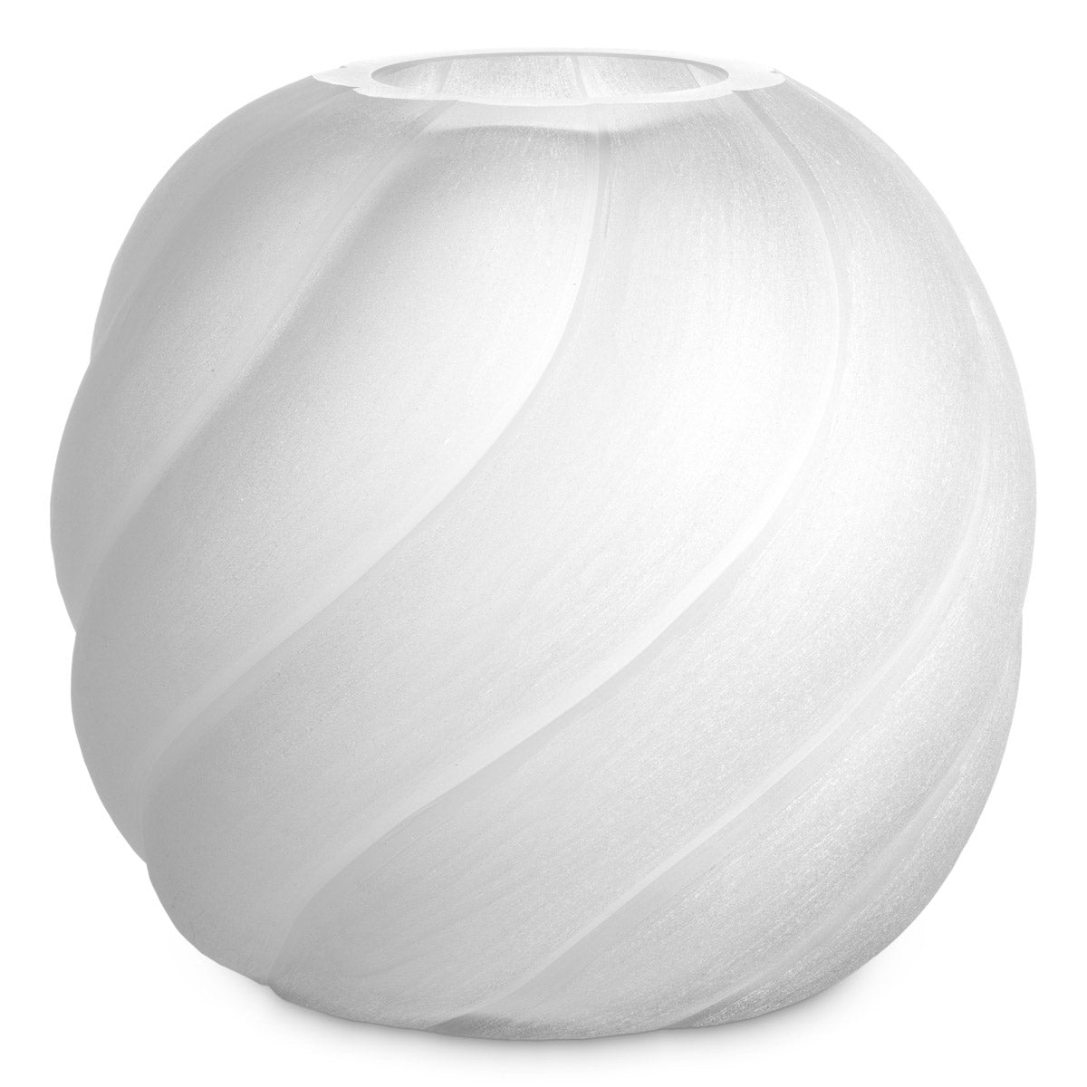 Eichholtz Vase Sicilia L Indulge in the luxurious allure of the Vase Sicilia L, where its frosted white finish