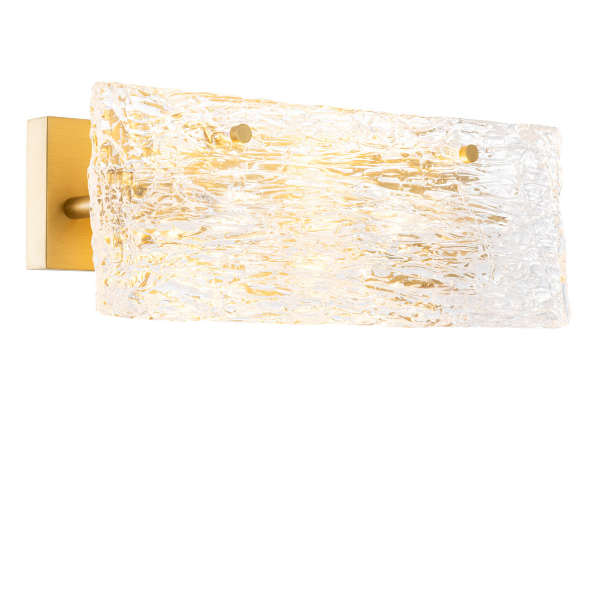 Eichholtz Wall Lamp Almeria and handmade glass. This elegant wall lamp blends vintage charm with modern sophistication, casting a
